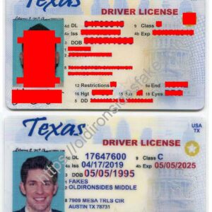 Texas Driver License(Old TX O21)